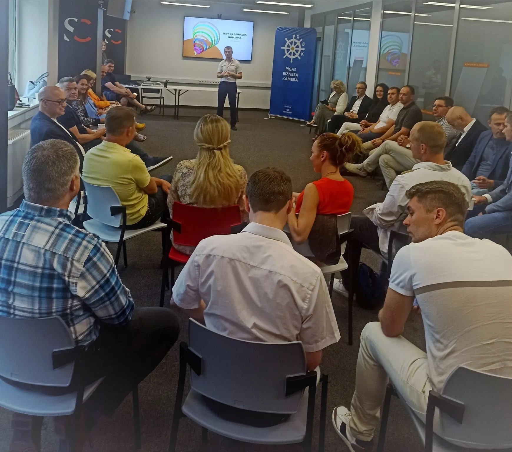 Modern business environment showcasing professional services